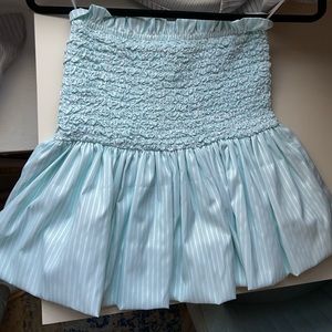 Petersyn Blue bubble skirt